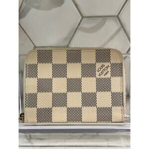 Louis Vuitton Zippy Coin Purse Damier Azur 57002
